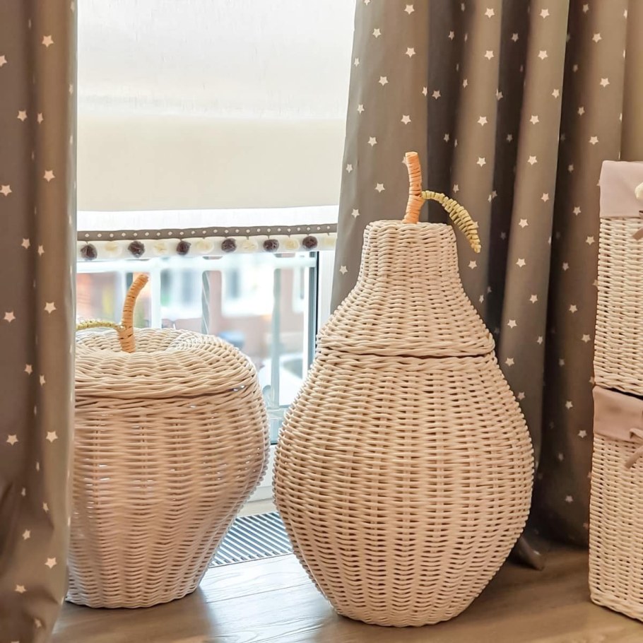 Плетеные корзинки в интерьере