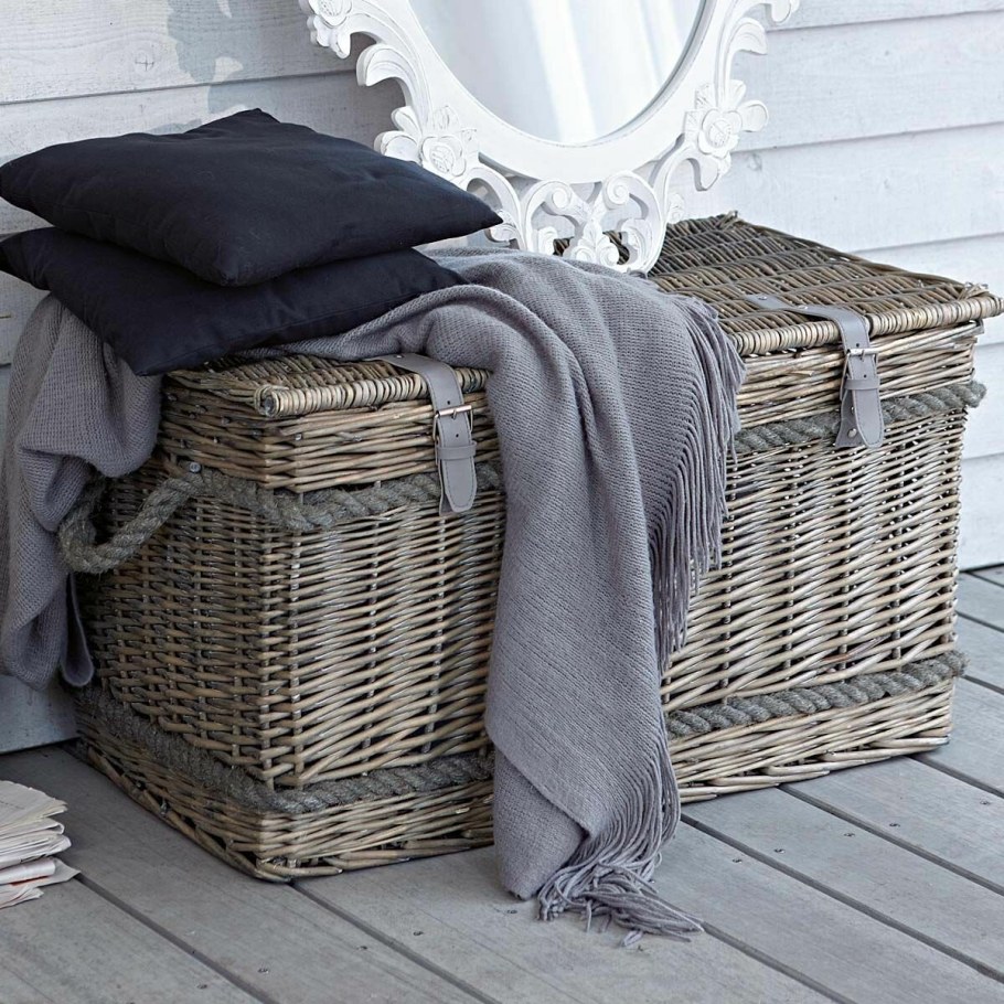 Корзина плетеная интерьерная