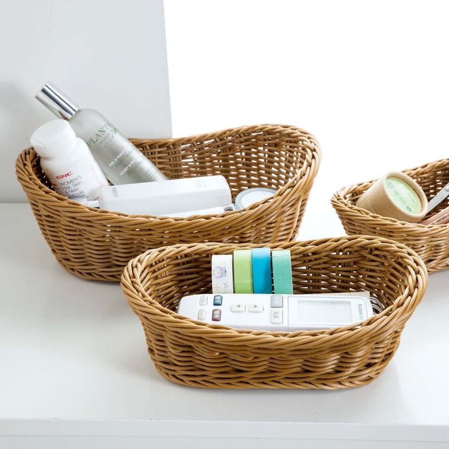 Корзина икеа плетеная