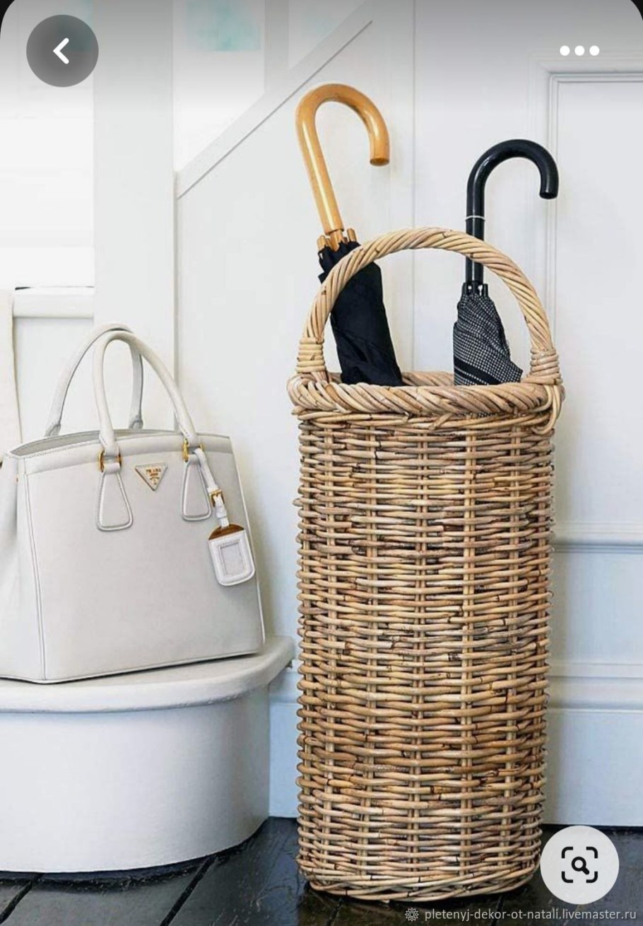 Корзина плетеная интерьерная