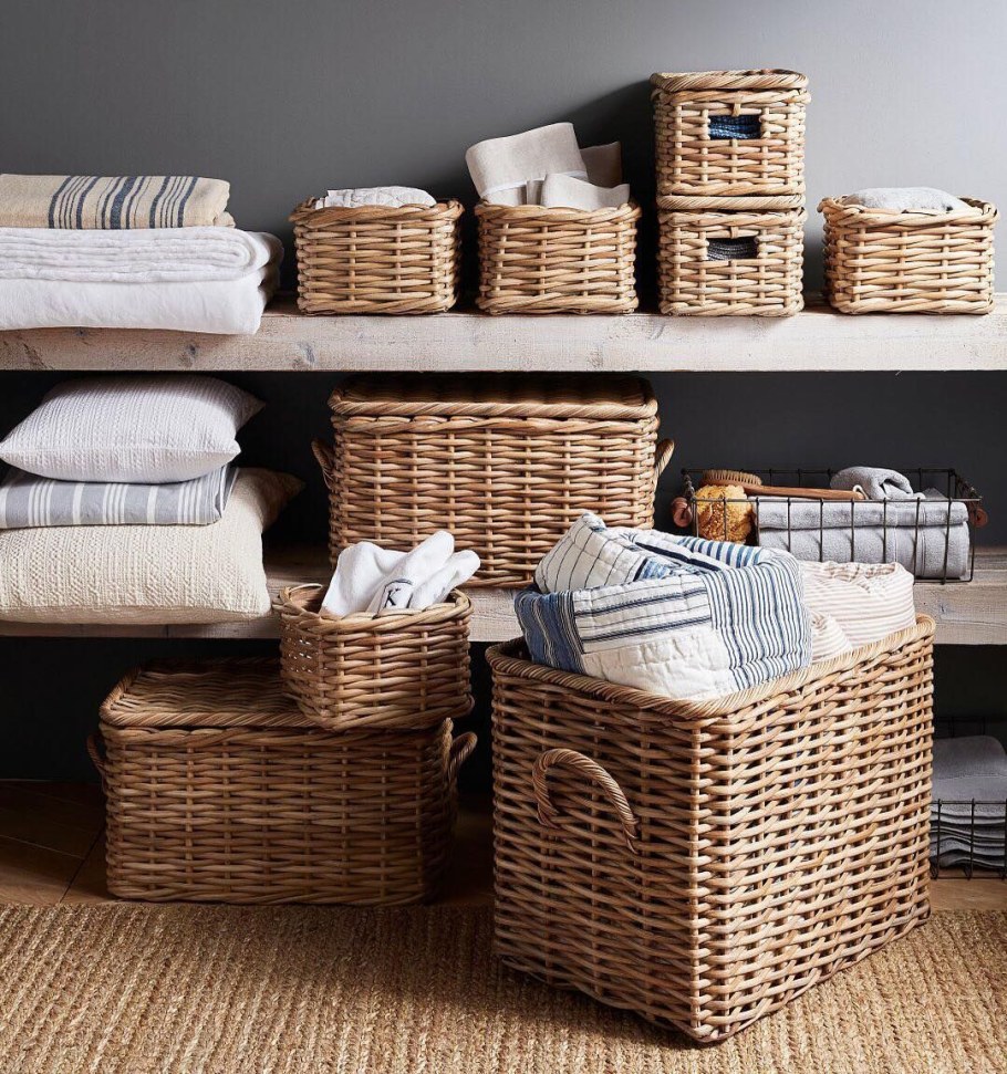 Плетеные вещи в интерьере