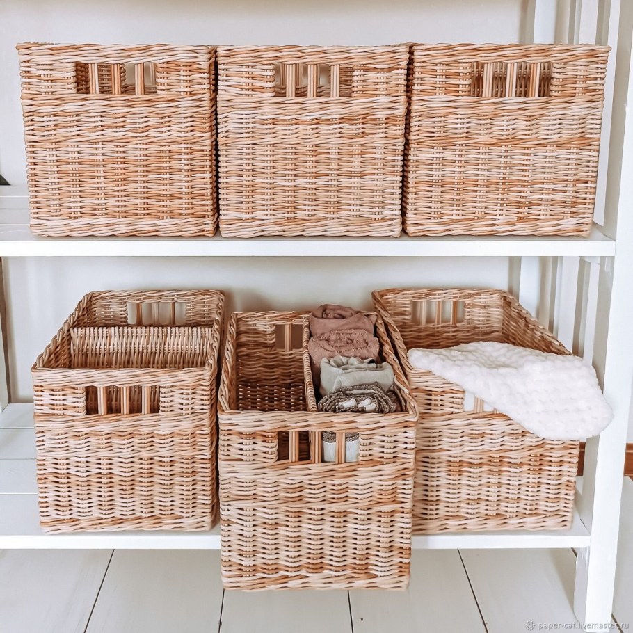 Корзина икеа плетеная