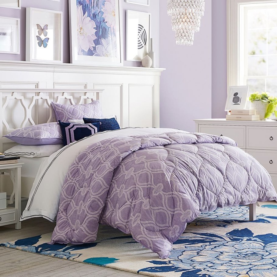 Спальня в лавандовом стиле