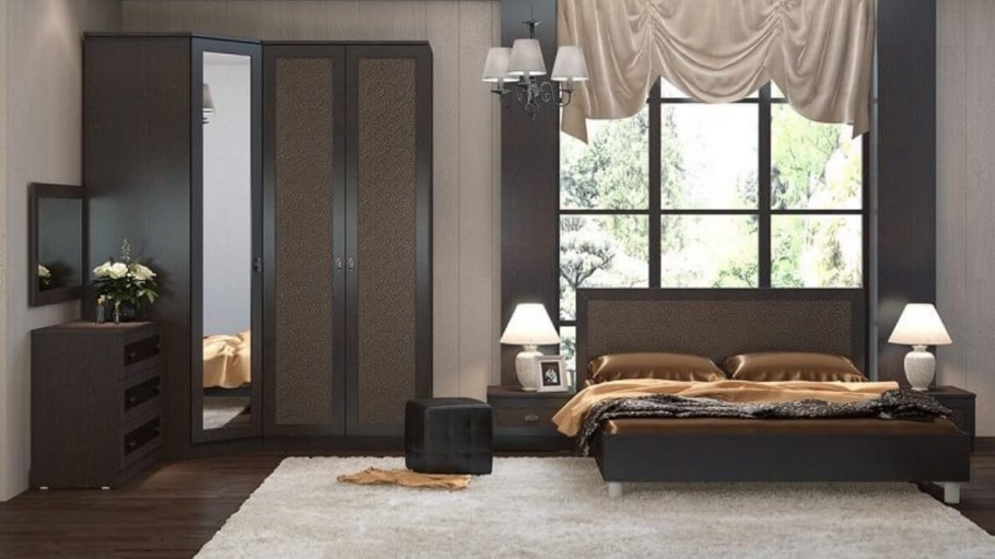 Спальня ТРИЯ венге Сакура