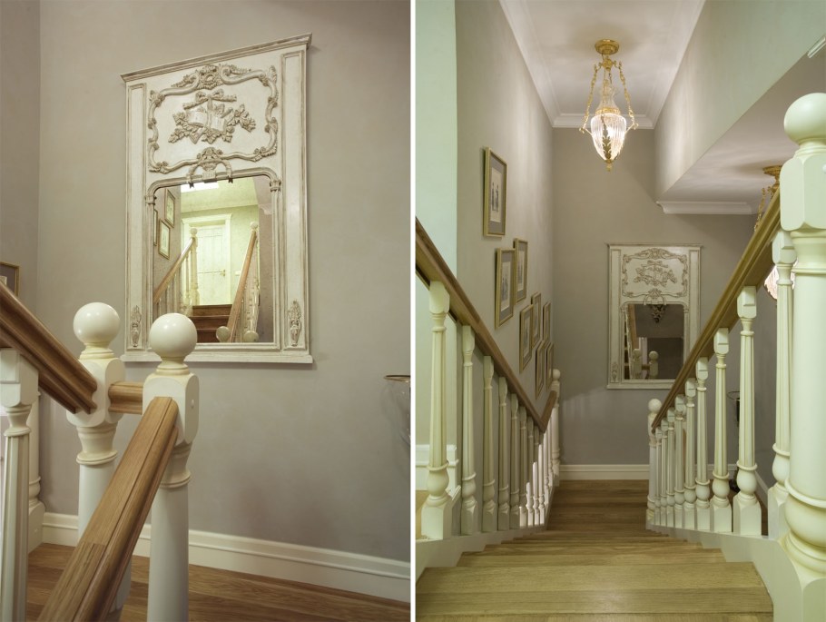 Декор лестничного пролета