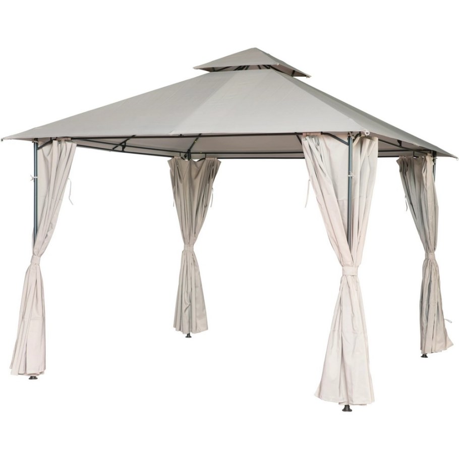 Павильон садовый Oxis 3x4 м тёмно-серый