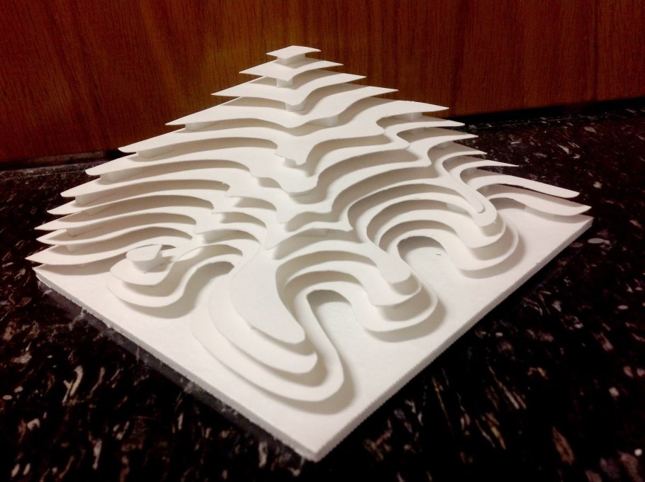 Макет из бумаги