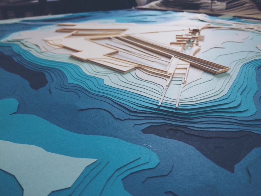 Макет ландшафта