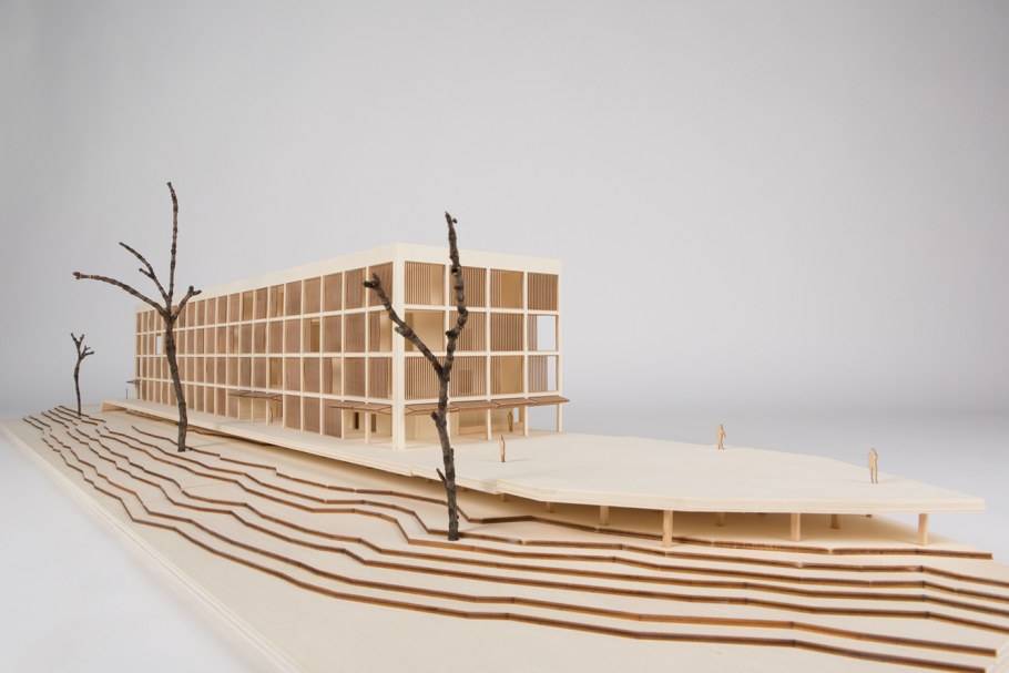 Деревянный архитектурный макет