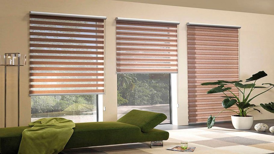 Жалюзи Зебра блэкаут