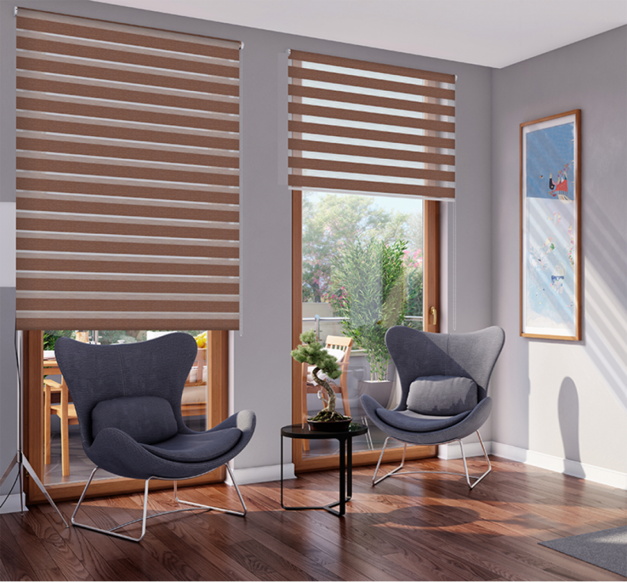 Шторы Зебра день ночь блэкаут