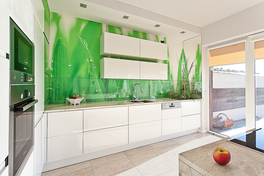 Кухни салатовые