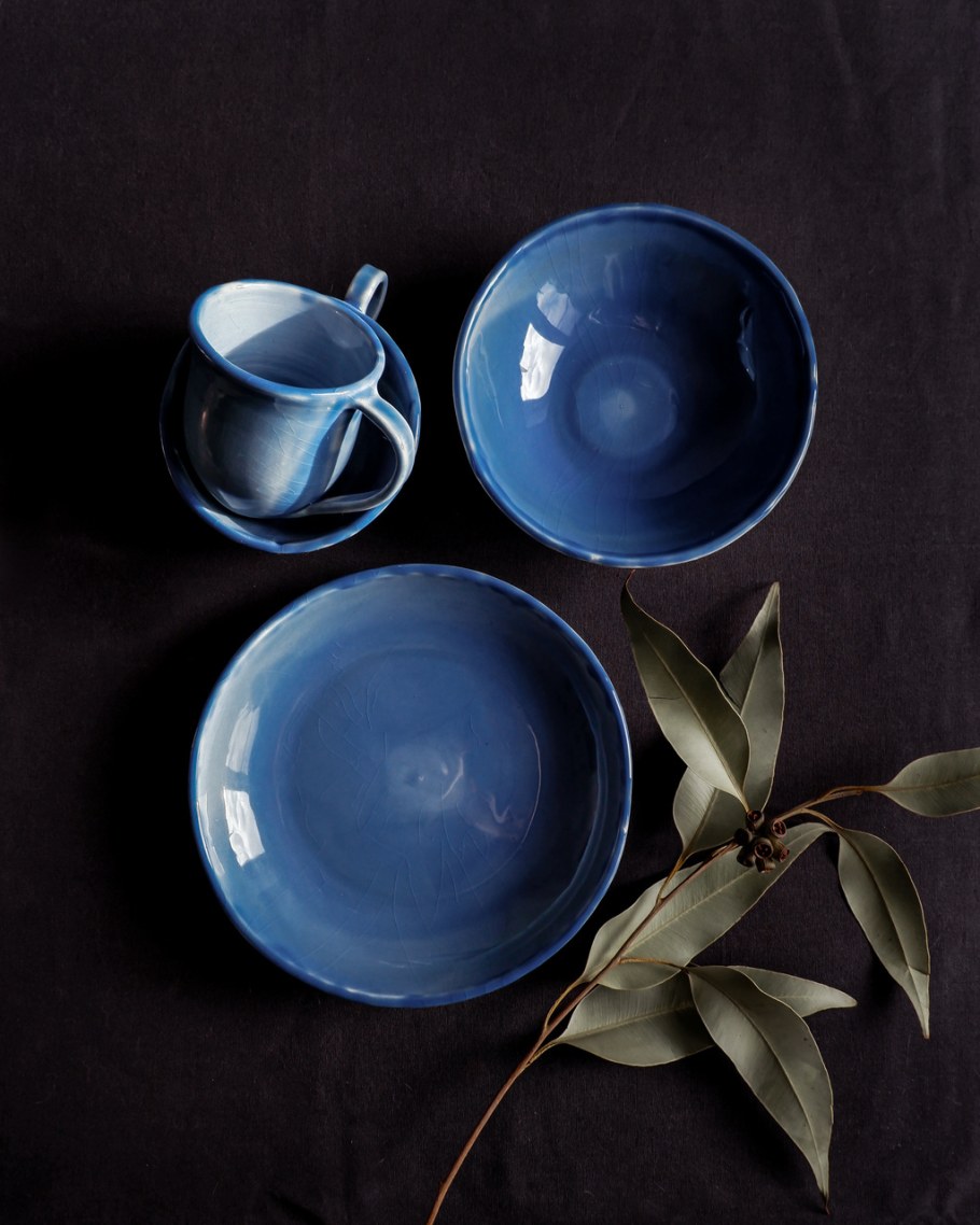 Синяя посуда Люминарк