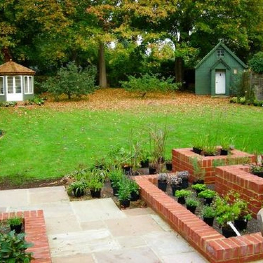 Интерьер дачного участка