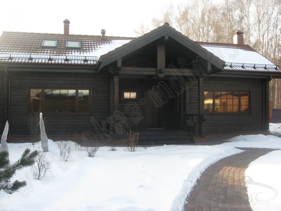 Баня брус палисандр