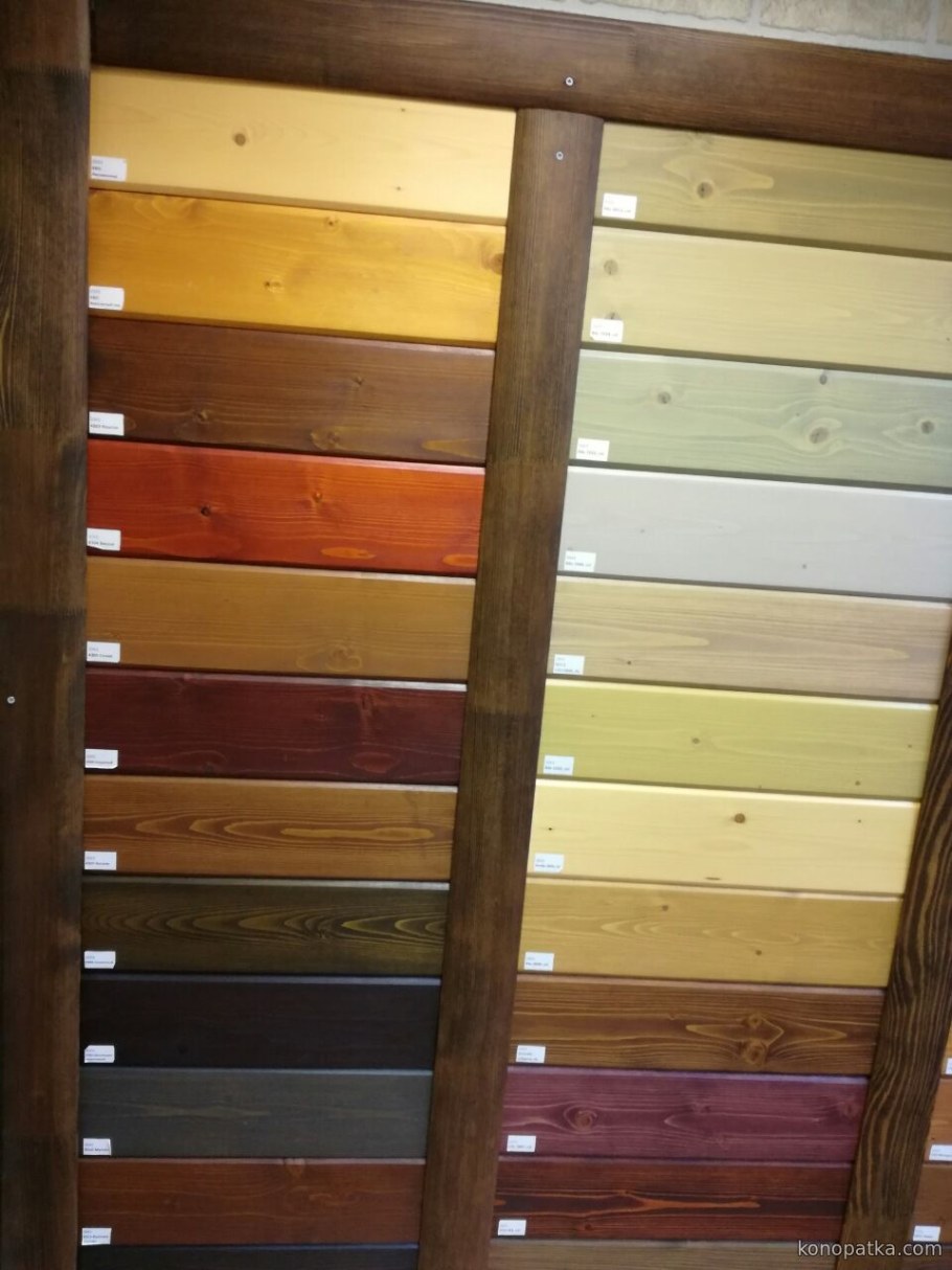 Tikkurila зеленый имитация бруса