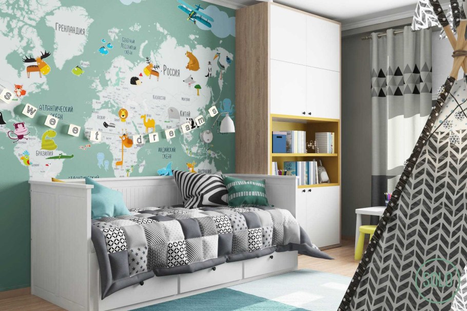 Стильная детская для мальчика