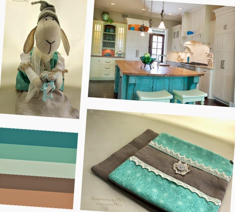 Модный цвет Тиффани