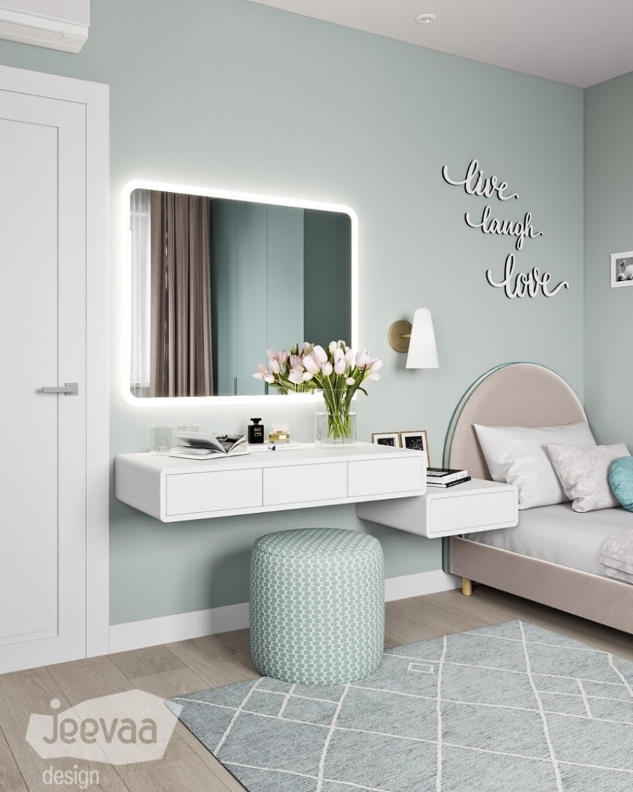 Цвет Тиффани в интерьере