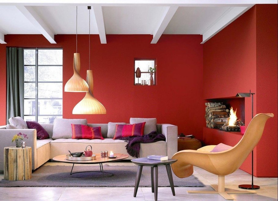 Интерьер в ярких тонах