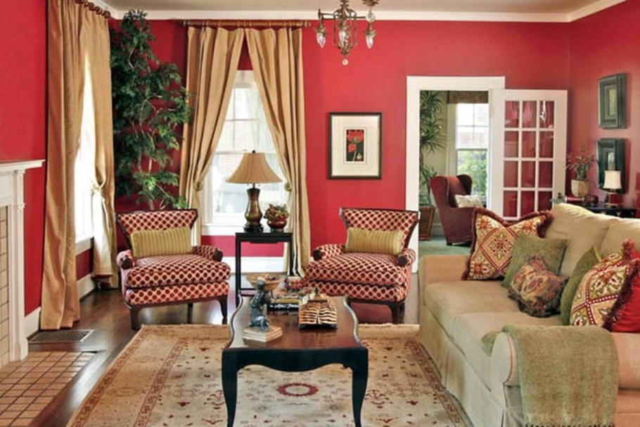 Красная гостиная