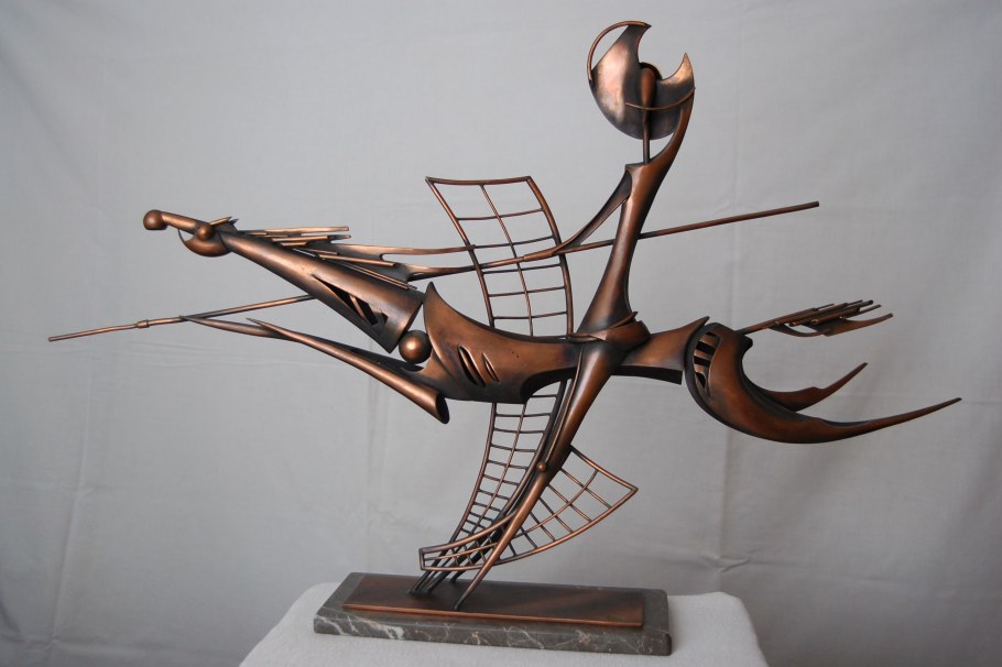 Скульптура металл Дон Кихот