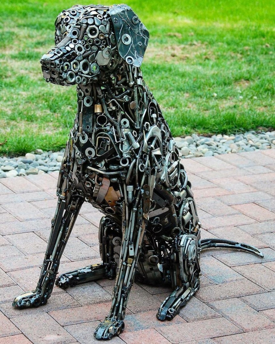 Металлические скульптуры для сада