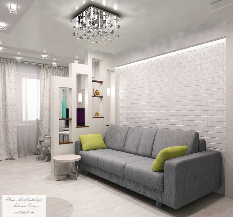 Гостиная с диваном