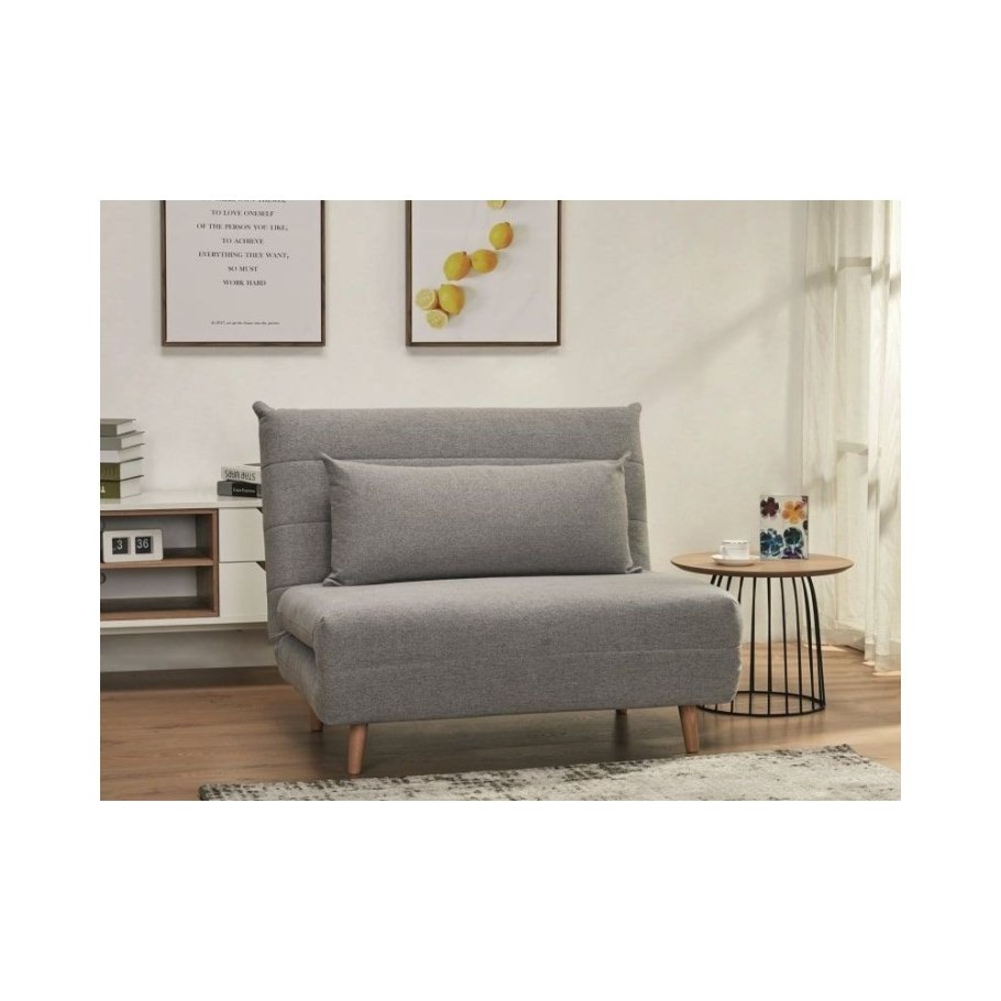 Диван Signal Spike Velvet раскладной (серый/бук)