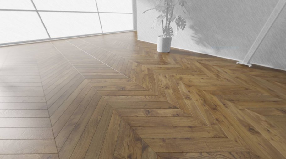 Инженерная доска французская елка дуб Finex