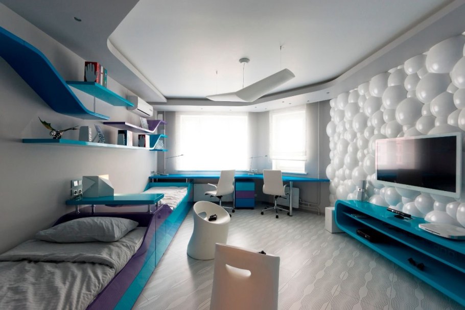 Современный интерьер детской комнаты