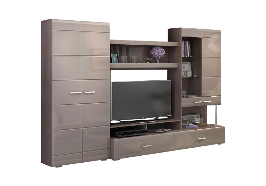 Гостиная Вегас-1 шимо темный/кофе