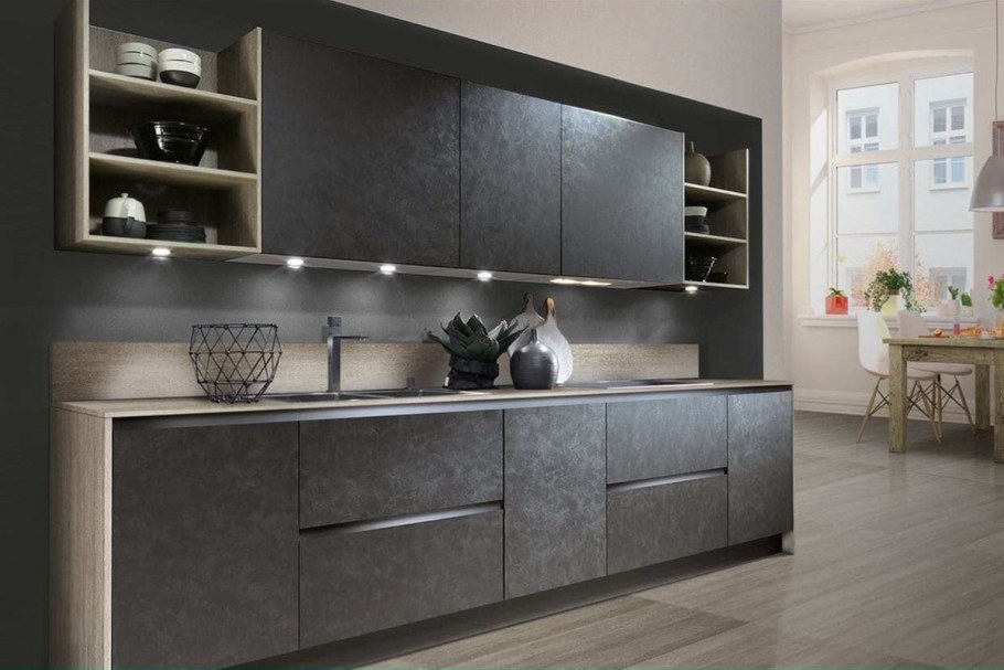 Кухонные фасады под камень