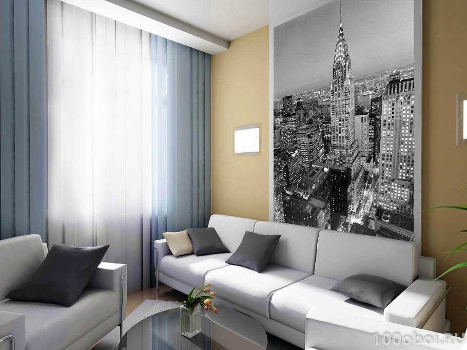 Фотообои в интерьере