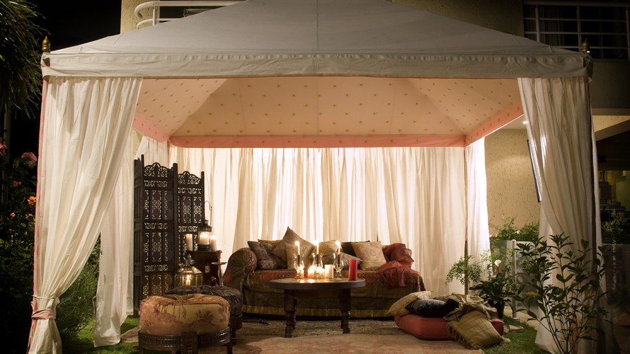 Летний шатер для дачи