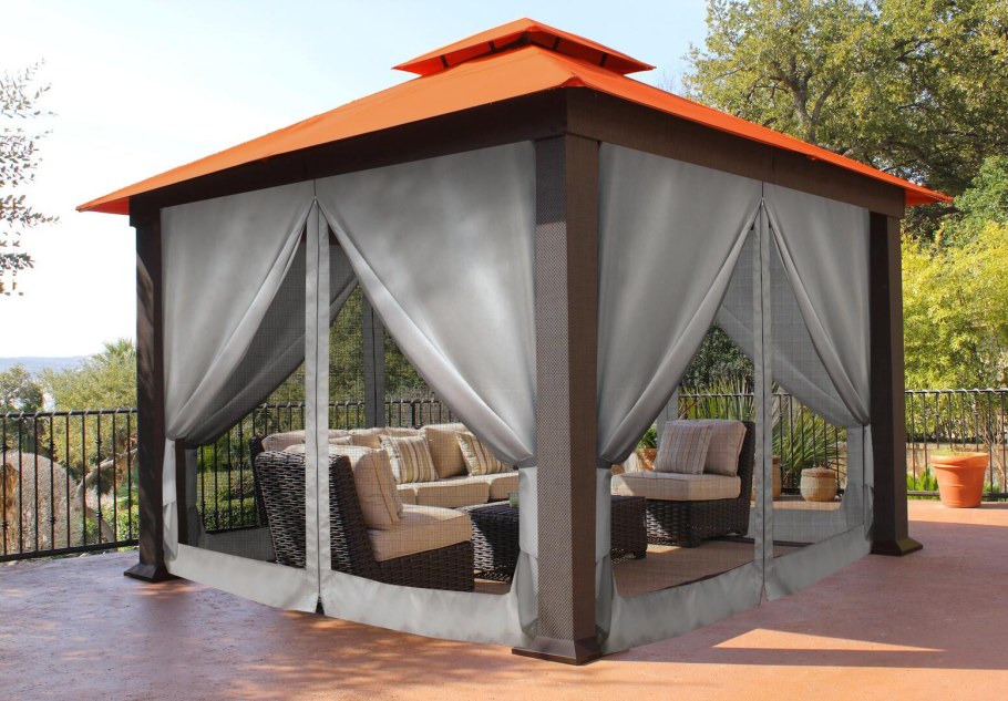 Занавески для беседки