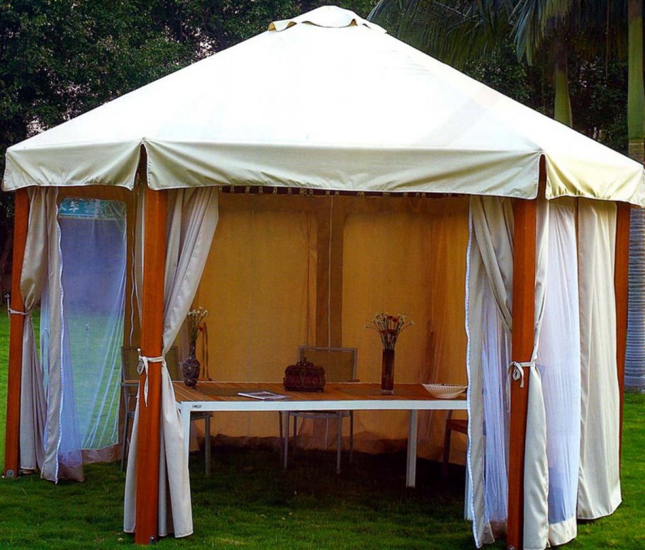 Беседка тент шатер для дачи