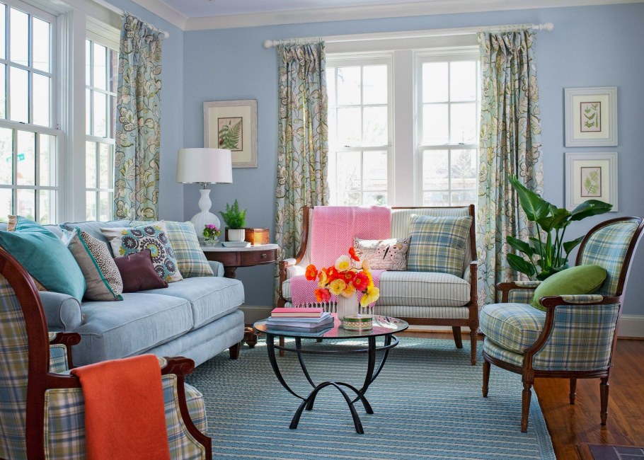 Шалфеевый цвет в интерьере