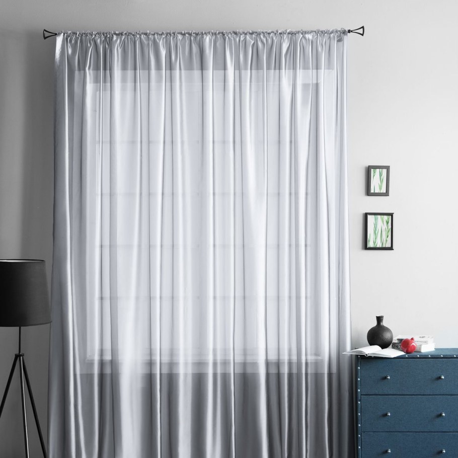 Тюль белая плотная