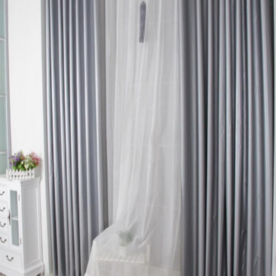 Шторы серые