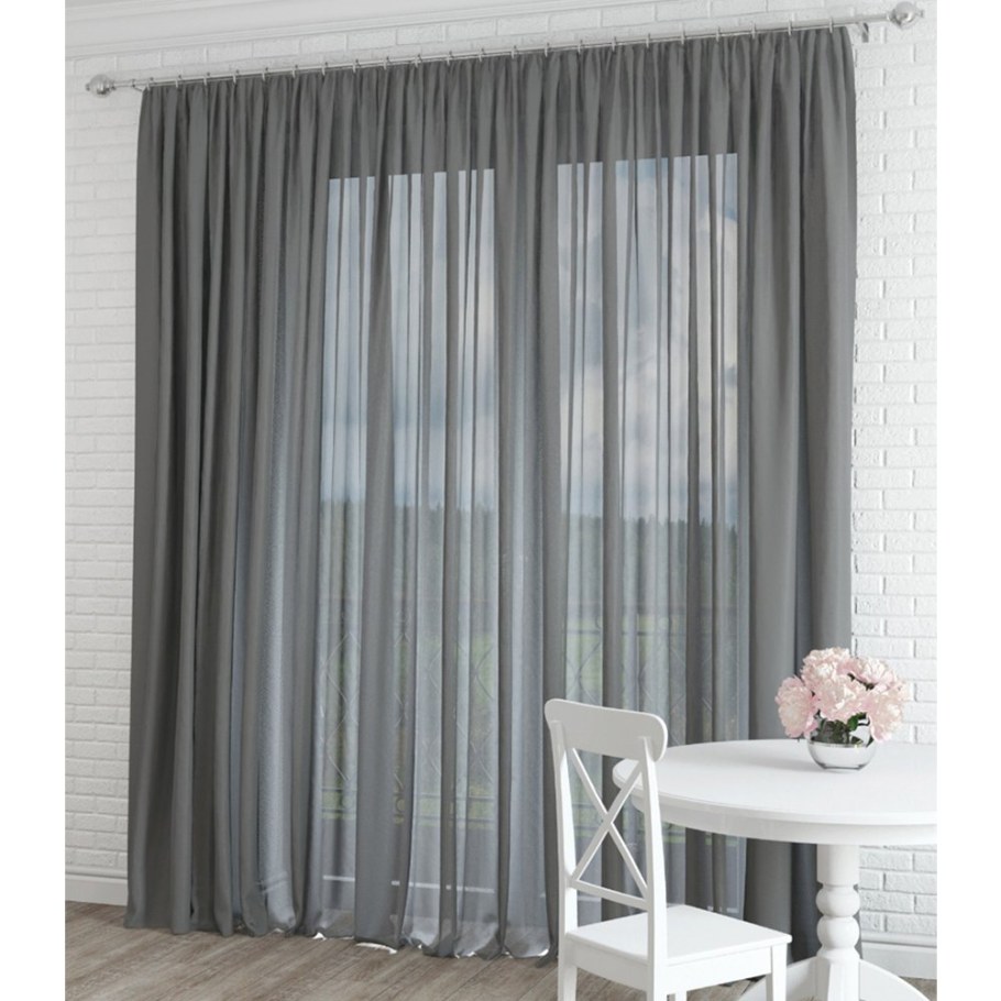 Матовая тюль