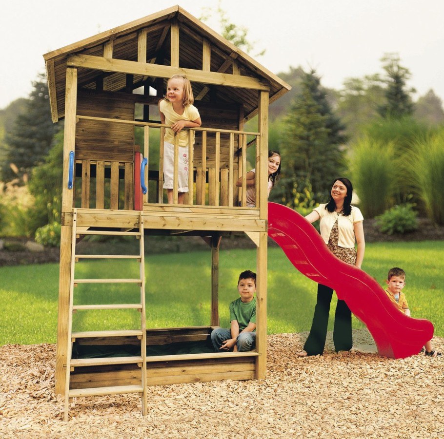 Детские деревянные домики