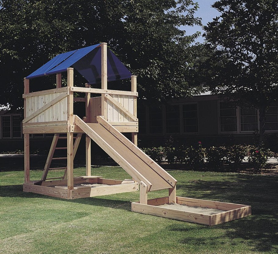 Горка детская деревянная