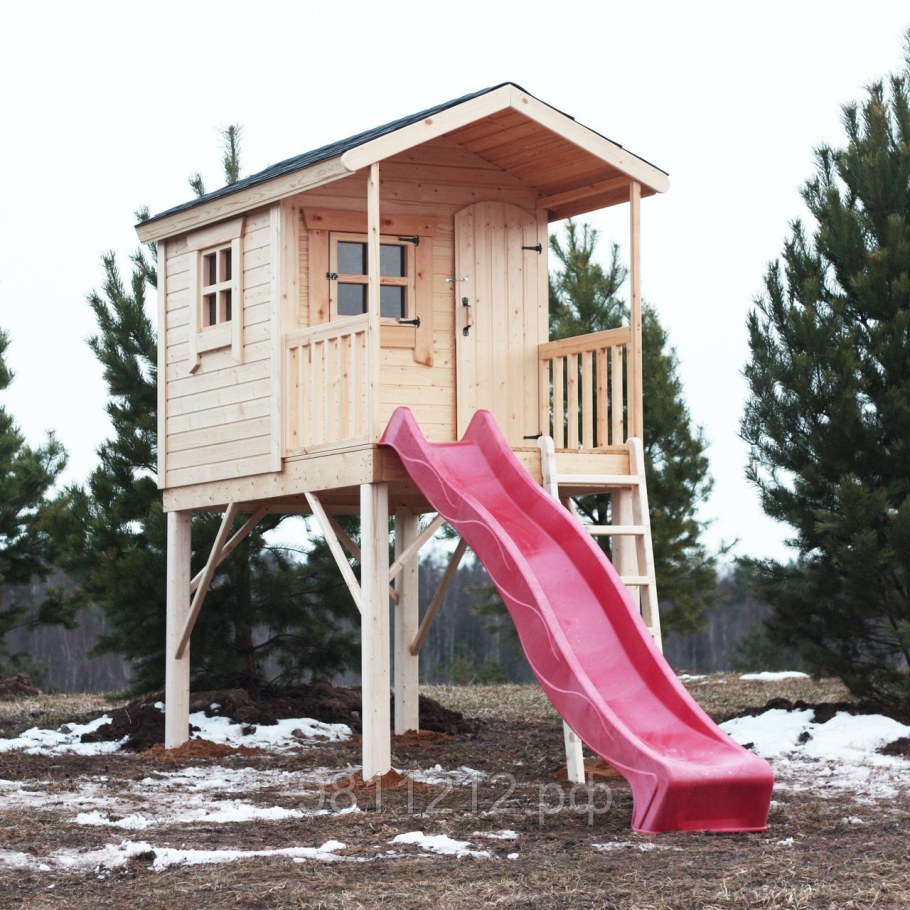 Домик с горкой для детей