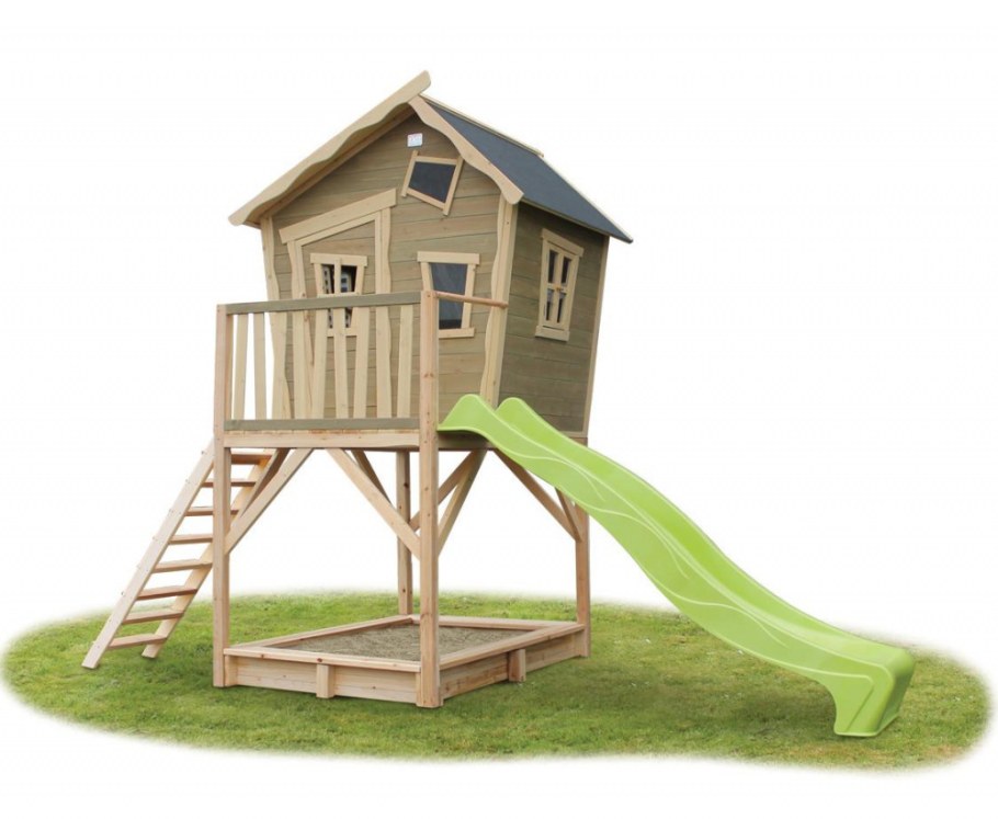 Домик с горкой