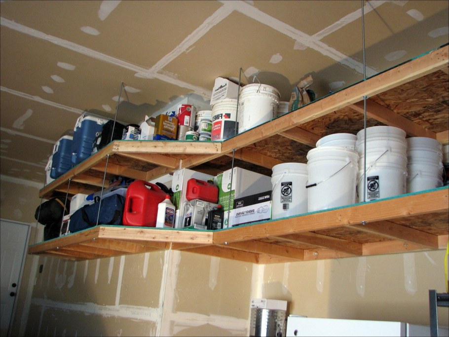 Полки в гараже