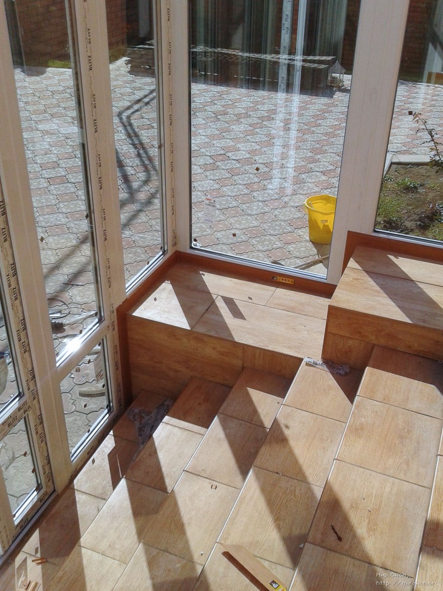 Застекленное крыльцо для частного