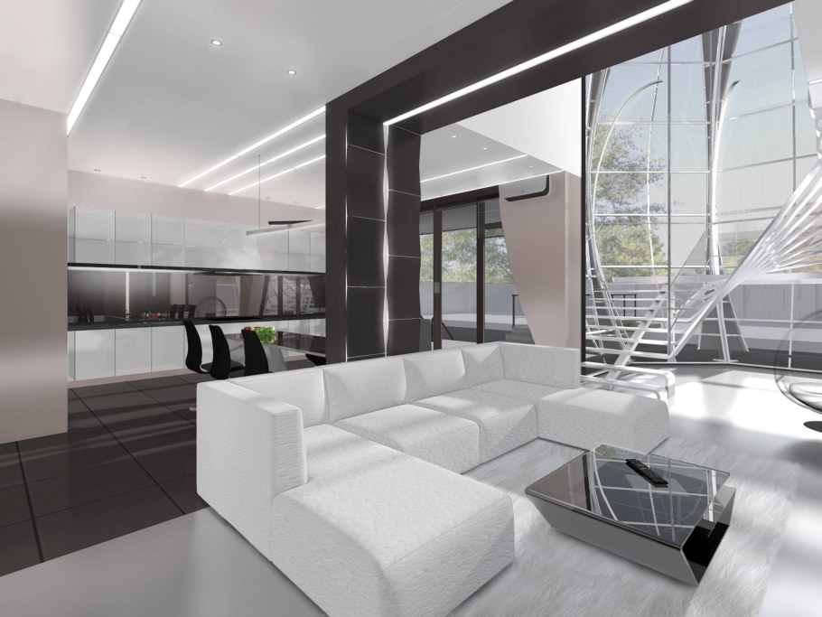 Интерьер в стилехай тег