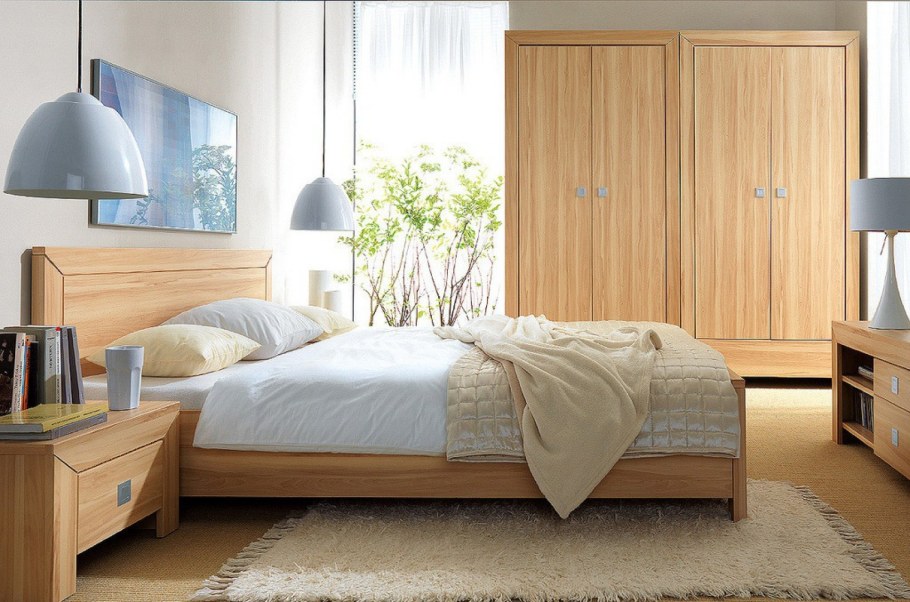 Мебель цвета бук в интерьере