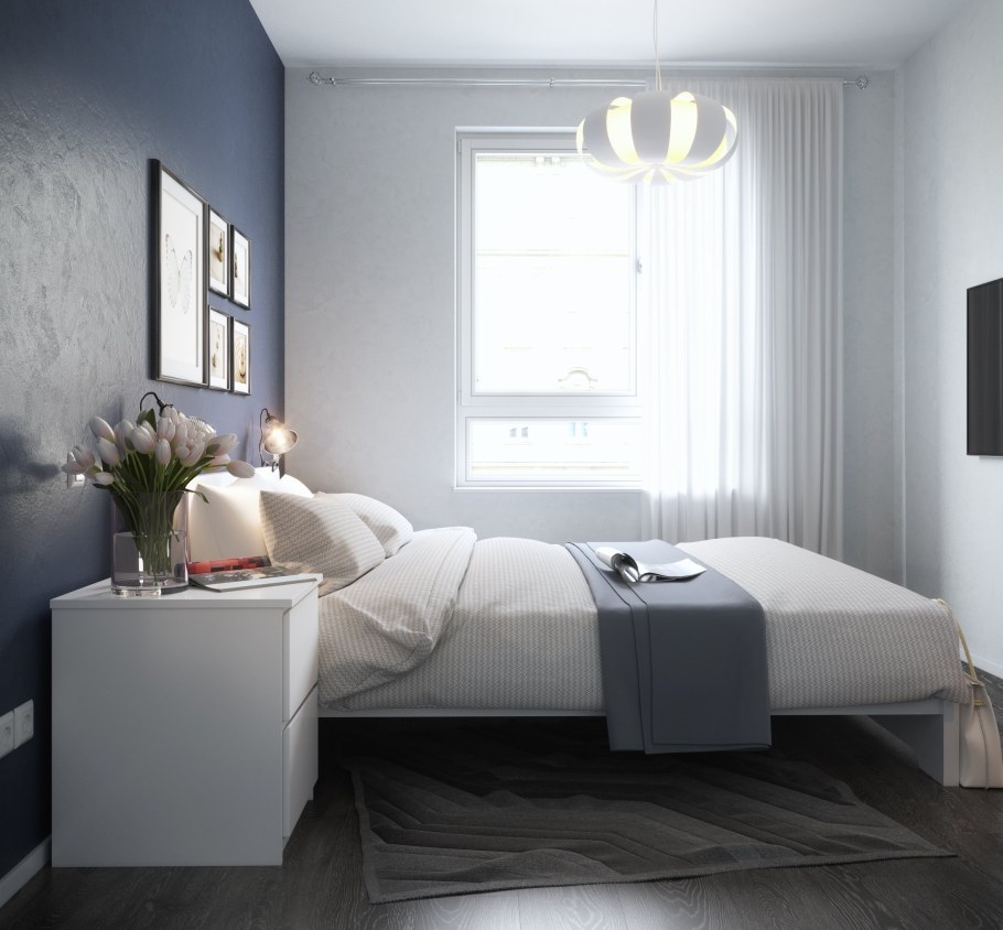 Спальня 9 кв м икеа